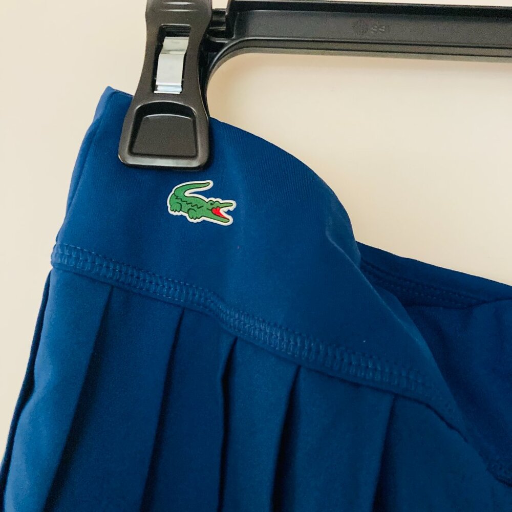 LACOSTE SPORT Tennis Skort In blue, Size 36 (USA approx. size 4)